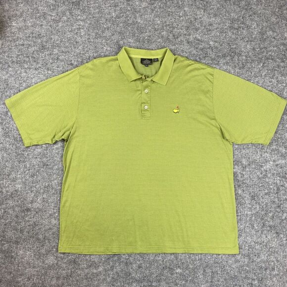 Masters Augusta Shirt Men XXL Golf Polo Clubhouse Collection Made In Italy - Picture 2 of 13